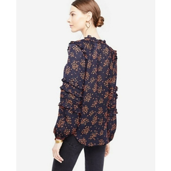Ann Taylor Ruffled Blouse - Picture 3 of 7